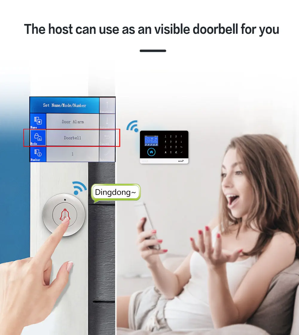 PG-103 4G 3G GSM Wireless Alarm System with IP Camera Tuya SmartLife APP Control for Home Security Alarm PIR Sensor Door Sensor