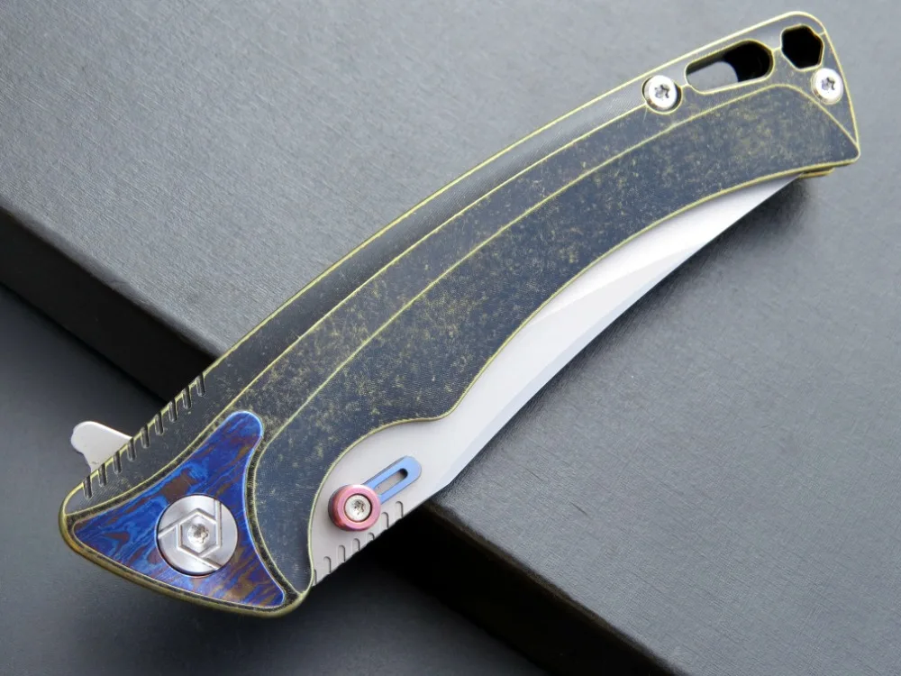 CH-Emperor карманный нож Jack knife S35VN лезвие титановый сплав Ручка Охотничий Тактический нож Фруктовый походный Нож EDC инструменты