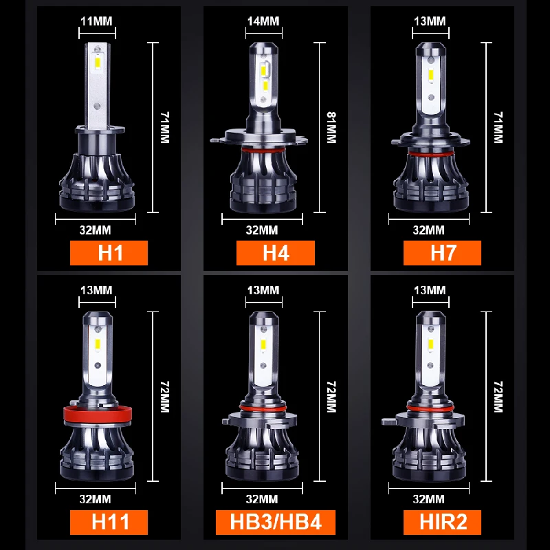 Лампа Ксеноновая OSRAM Luces Led H1 H7 светодиод Turbo H11 H16 9012 HIR2 Светодиодные Автомобильные