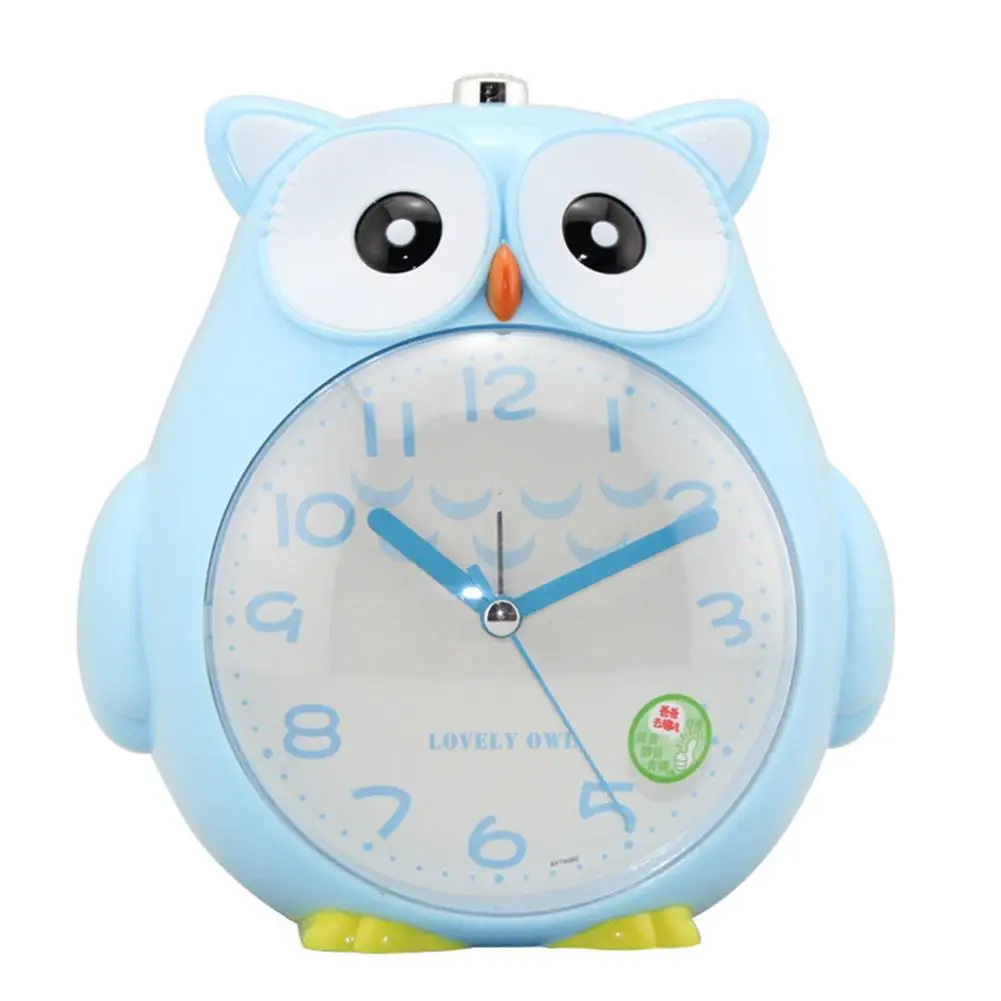 Милый будильник с совой для детей и студентов функцией повтора часы