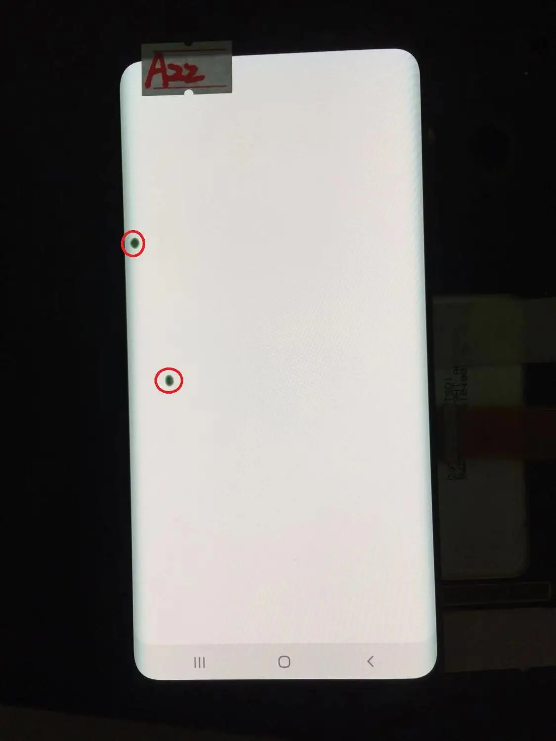 NO.A22 AMOLED Замена для SAMSUNG Galaxy S9 PLUS ЖК сенсорный экран дигитайзер без рамки G965 дисплей - Цвет: NO.A22