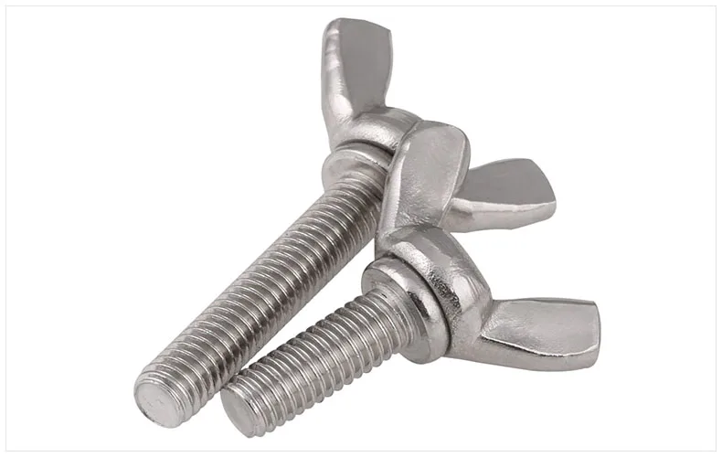 [M6 M8 M10] stainless steel butterfly screw sheep horn Yuanbao hand disc bolt 5PCS | Обустройство дома