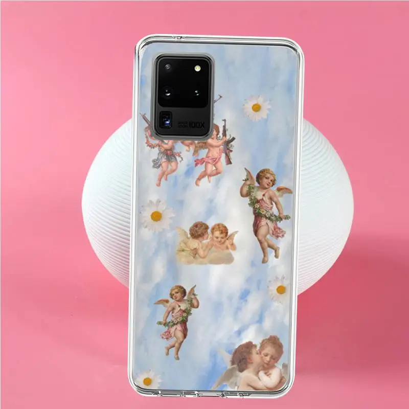

Clouds Clow Angels Aesthetic Phone Case For Samsung S6 S7 S7 edge S8 S8 Plus S9 S9 Plus S10 S10 plus S10 E(lite)