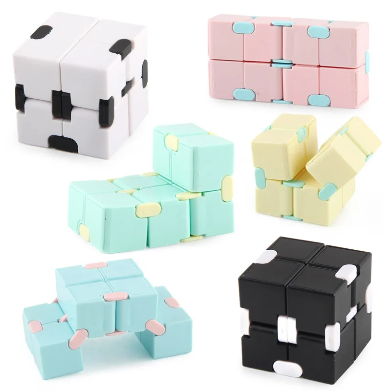 

2021 Antistress Infinite Cube Infinity Cube Cube Office Flip Cubic Puzzle Stress Reliever Autism Toys Relax Toy For Adults Gift