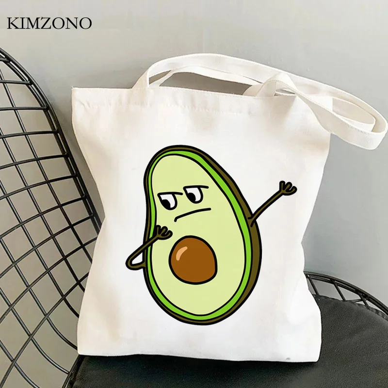 

Avocado shopping bag eco bolsas de tela recycle bag shopper canvas shopper bag sac cabas fabric bolsas ecologicas string cabas