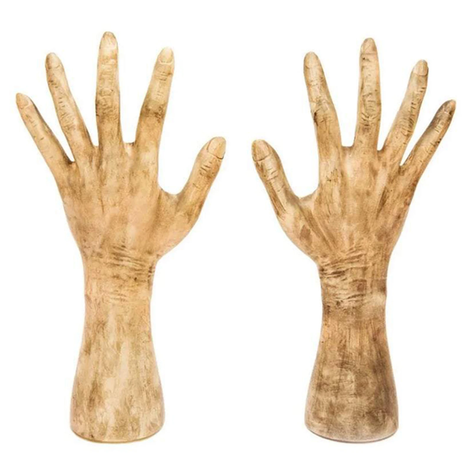 

Resin Hands Statue Solar Luminous Ornament Creative Halloween Props for Home Garden Courtyard Decoration K2