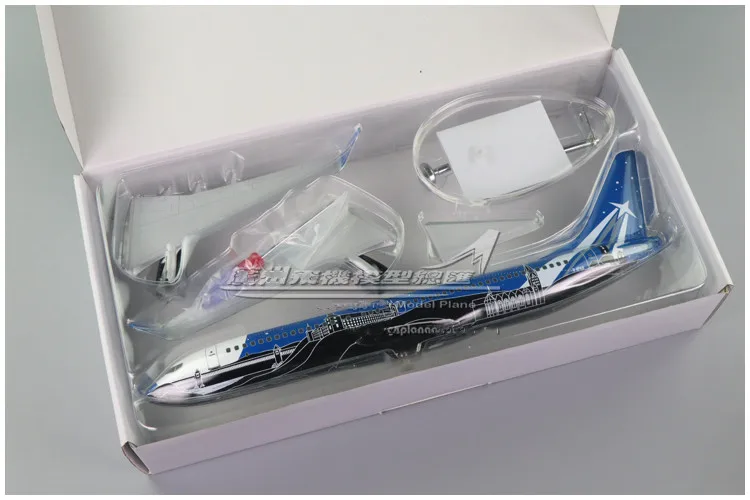 

39cm 1:100 Plastic Air Epaderborn lippstadt airport B737-800 D-APAD Airlines Aircraft Assembled Assembly airplane model Plane