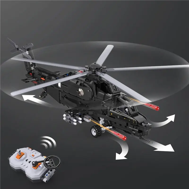 

Cada C61005W 989pcs RC Helicopter Aircraft City Police Remote Control Airplane Bricks Military Fighter Building Blocks Toys Gift