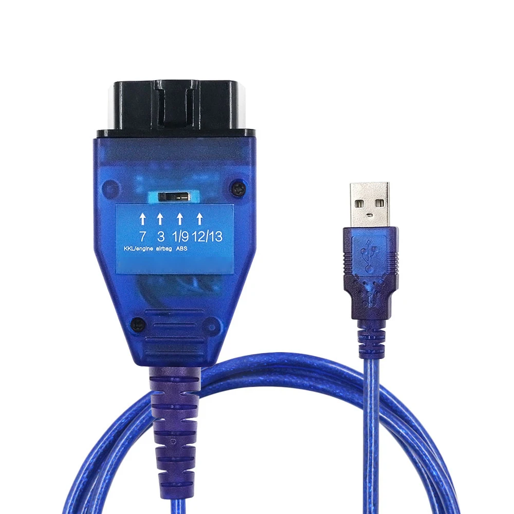 

FT232RL USB с переключателем OBD2 Диагностический кабель для VAG KKL 409 автомобильный инструмент для сканирования ЭБУ OBD внешнее оборудование