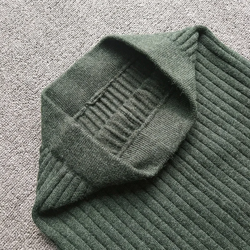 Вязаное изделие средней длины Разделение юбка женская с завышенной талией для