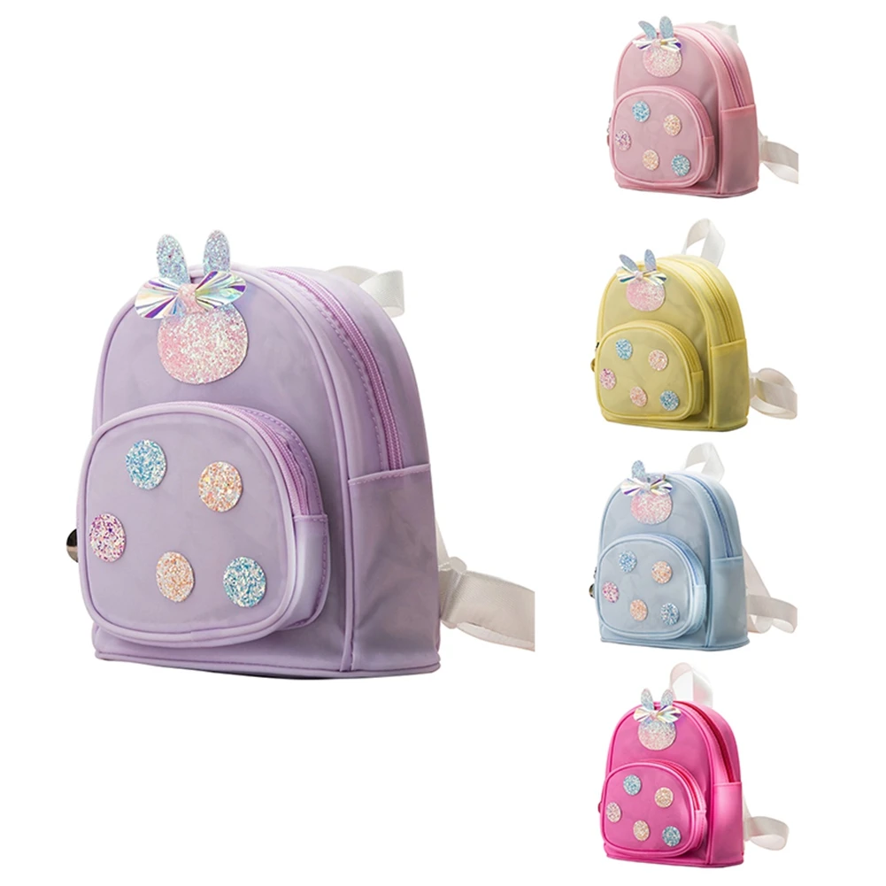 Детский рюкзак с мультяшным кроликом для маленьких мальчиков и девочек школьная