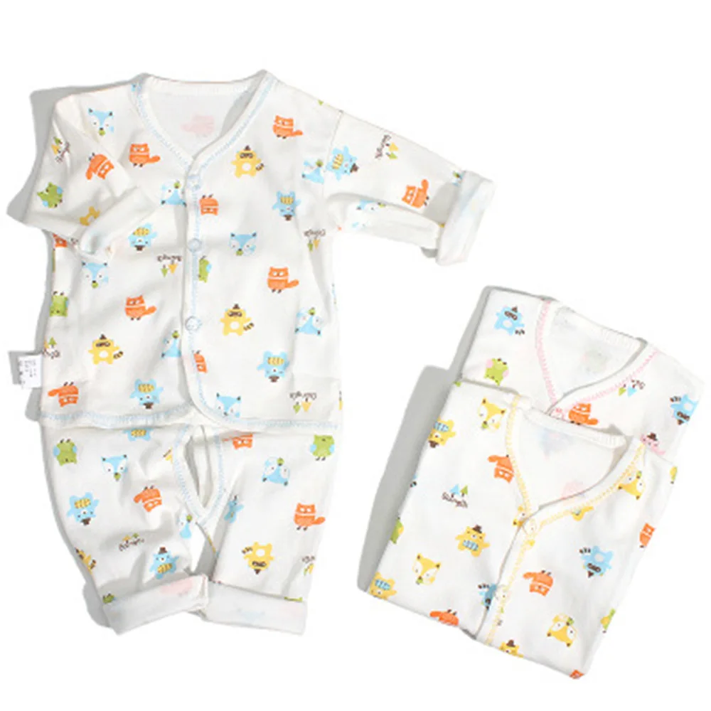 Хлопковая детская одежда комплект нижнего белья для новорожденных 0-6 месяцев |