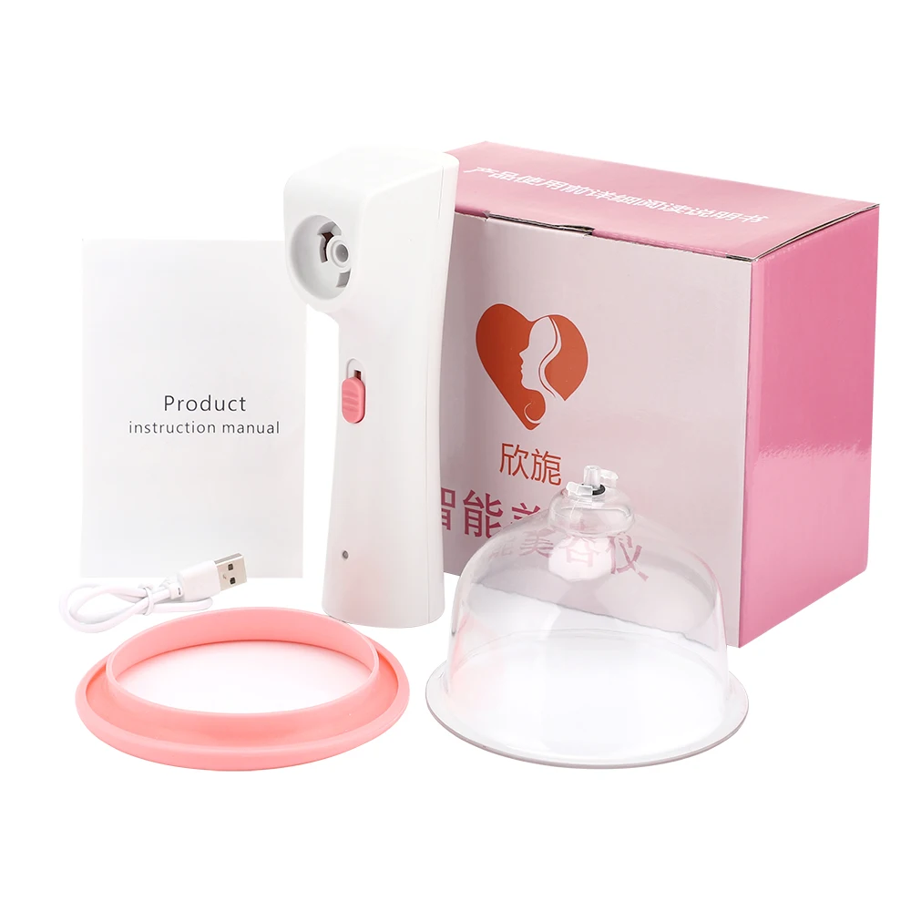 

Woman Breast Massager Vacuum Enhancement Body Pump 1 Can Electric Chest Suction Cup for Ladies Health Care