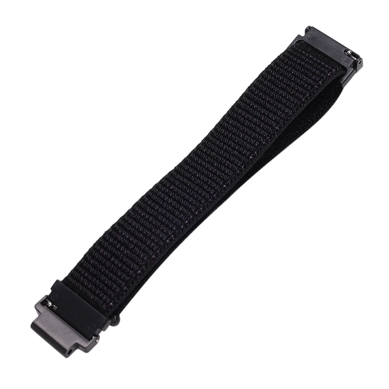 Подходит для часов Garmin 220Min 235 630 620 735 с нейлоновым ремешком черного цвета |