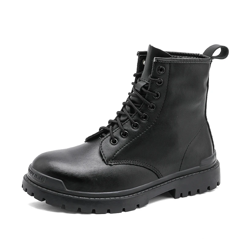 

Military Tactical Ankle Boots Men Outdoor Leather Retro Man Boots Hunting Boots for Men Shoes Casual Black Boots Motocross Boots