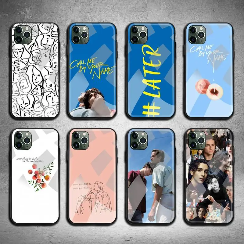 

Call Me By Your Name Phone Case Tempered Glass For iPhone 12 pro max mini 11 Pro XR XS MAX 8 X 7 6S 6 Plus SE 2020 case