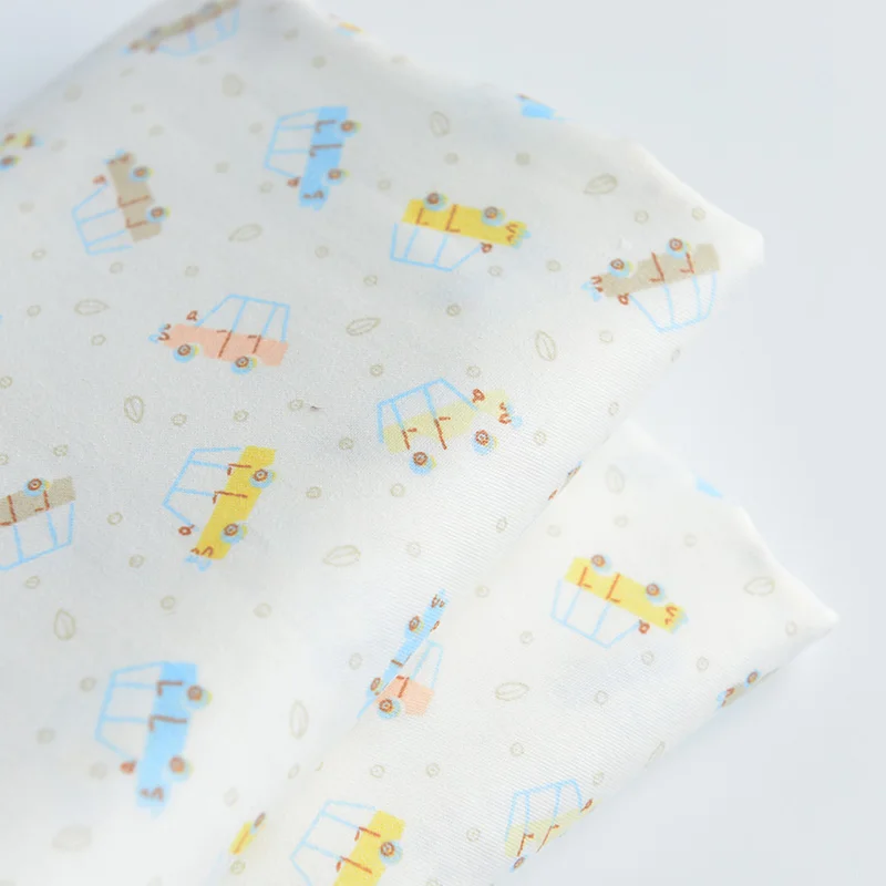 160x50 см Симпатичный мультяшный автомобиль саржа хлопок высокое качество ручной