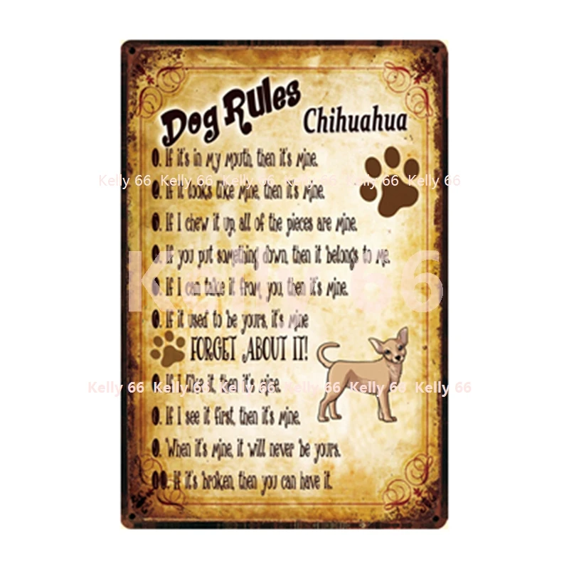 Настенная живопись Kelly66 с изображением собаки Басенджи колли мопса чихуахуа