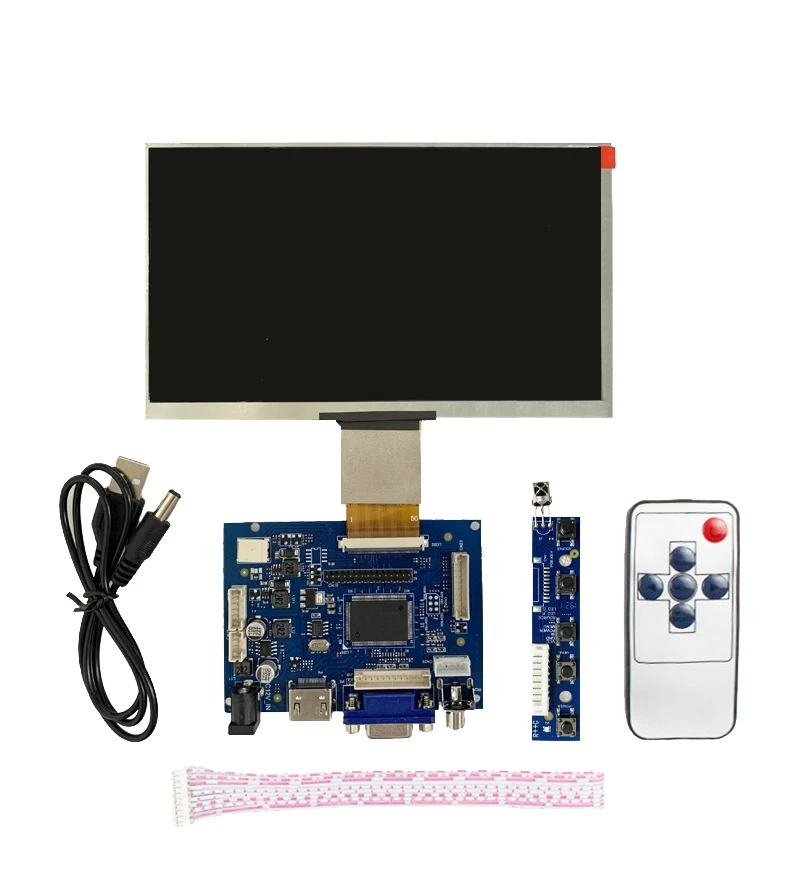 HDMI/VGA/AV Управление драйвер платы + 7 дюймов IPS высокой четкости ЖК-дисплей Дисплей