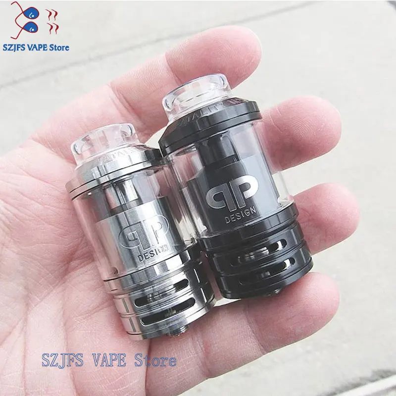 

QP Designs Fatality M25 RTA tank 25mm 4ml/ 5ml dual single coil 810 Drip Tip top filling Rebuildable RTA vs gtr Juggerknot rta