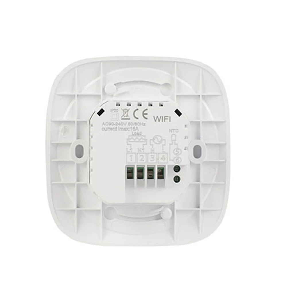 

Digital Intelligent Thermostat with Alexa Google Tuya Wifi Circular Water Underfloor Heating System Boiler Round Programmable