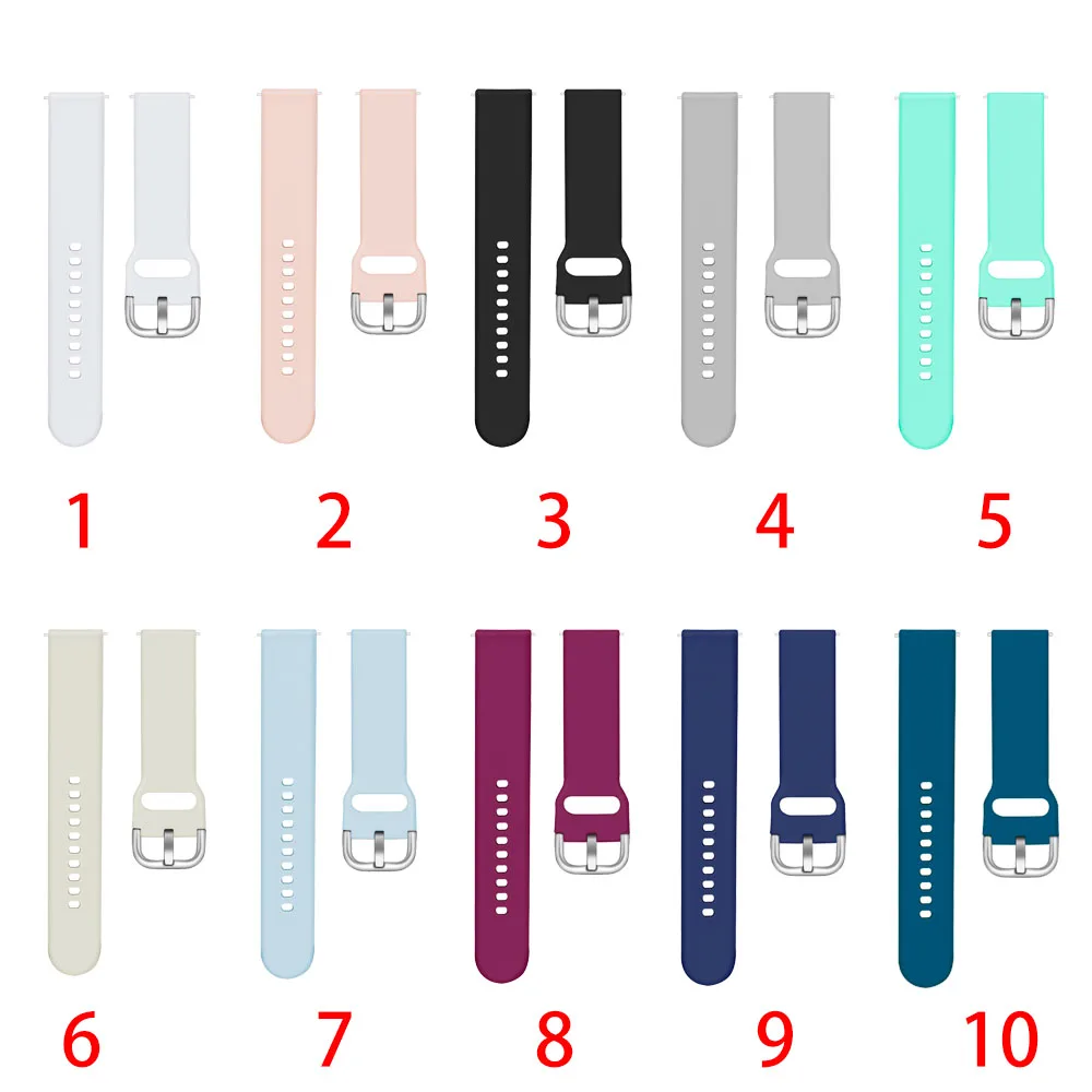 22mm 20mm Strap For Samsung galaxy watch 5/pro/4 44mm 40mm Active 2 Band Gear 3 sport bracelet samsung Galaxy Watch4 46mm 42mm