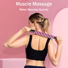 Массажная палочка для тела, ролик для мышц, инструмент для физиотерапии, портативная для фитнеса, йоги, глубокого расслабления, восстановления