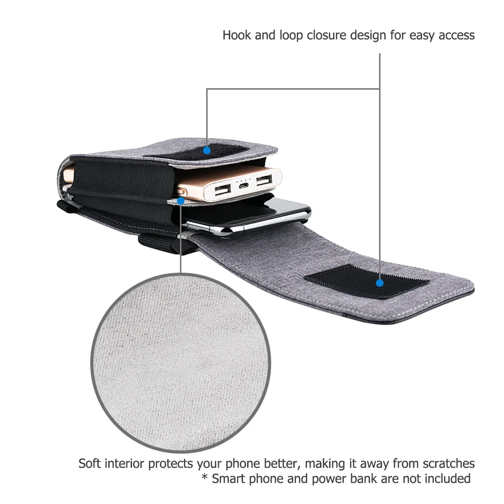 Новый двухслойный Прочный чехол для смартфона Фотосумка внешнего аккумулятора