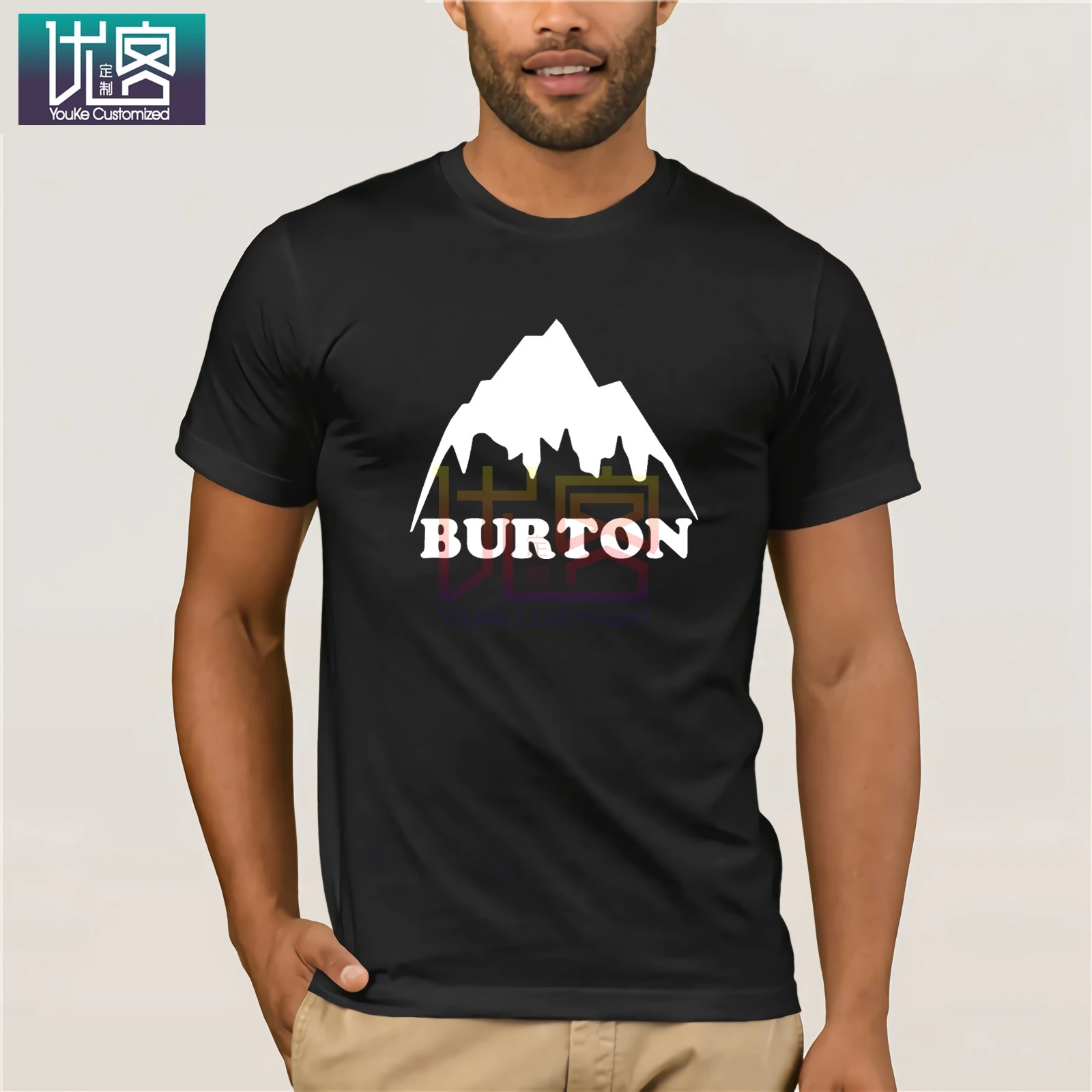 Новый Burton стрелка логотип сноуборды футболка футболки с изображениями героев из