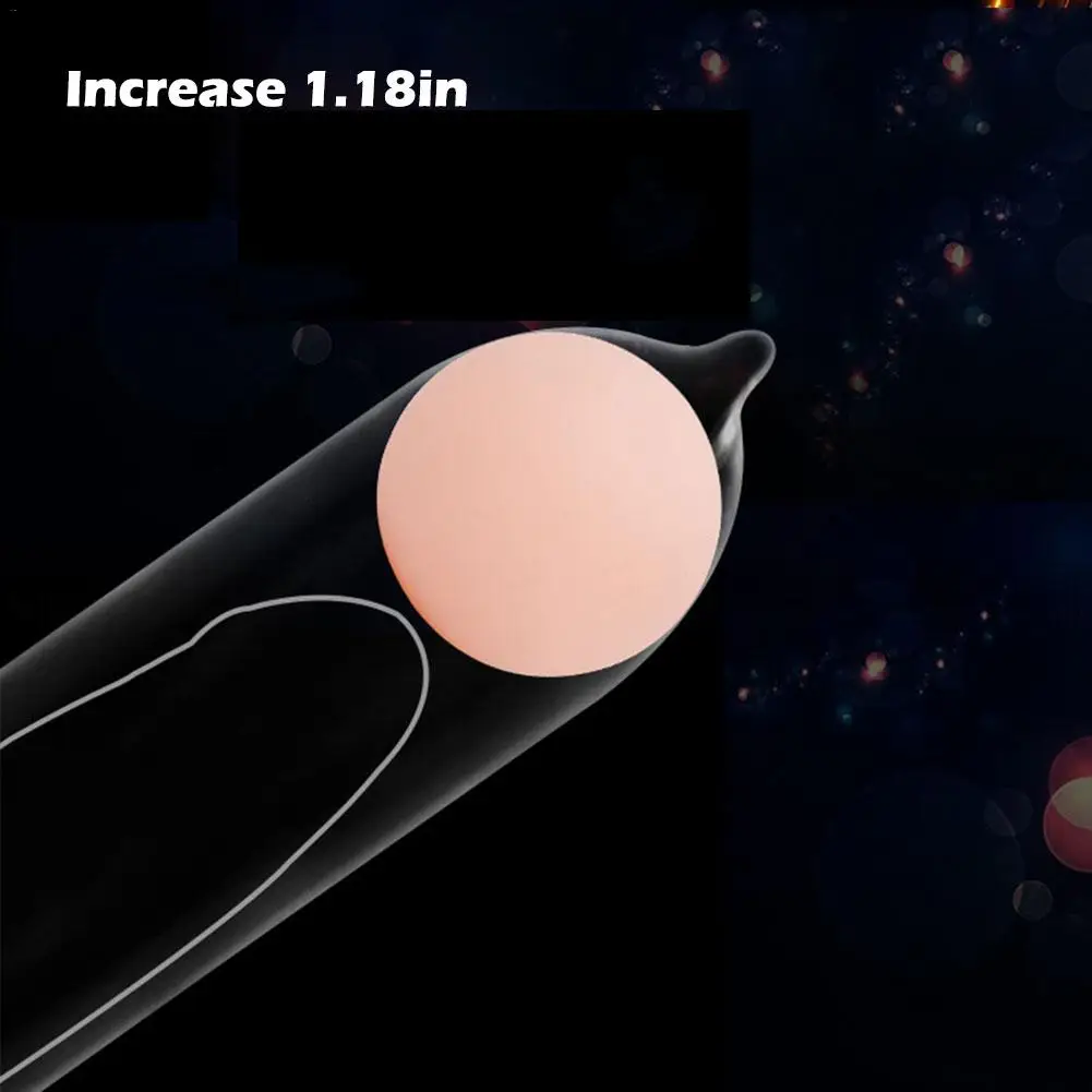 Пенис нарощенный рукав расширитель члена бусины мягкая голова презервативы