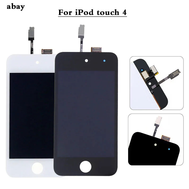 ЖК дисплей для iPod Touch 4 й сенсорный экран дигитайзер в сборе ремонт Черный Белый