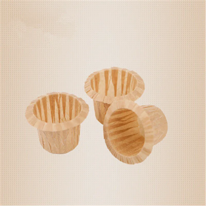 30 шт. Кофе в форме соломенной шляпы кекс Бумага чашки форма для порционного кекса