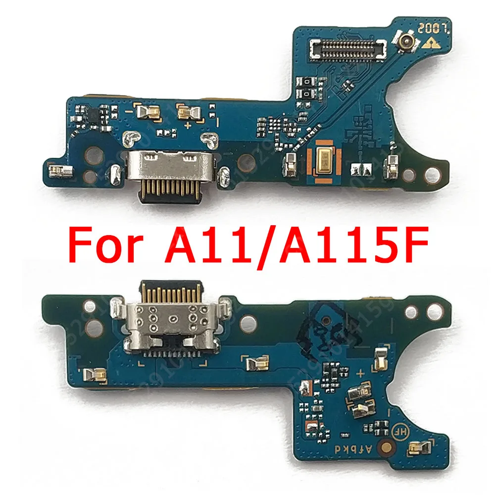 Оригинальный зарядный порт для Samsung Galaxy A11 A21 A21S зарядная плата USB разъем печатная