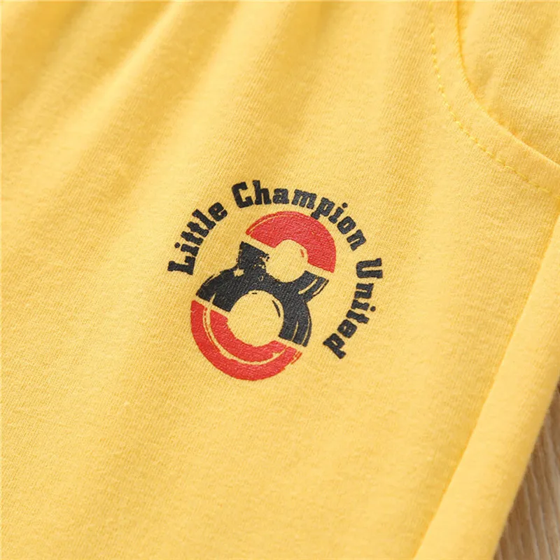 

Kids Baby Boys Clothes Set Cartoon Short Sleeve Letter T-shirt Tops Short Pants Baby Boys Clothing Outfits Newborn Baby Set
