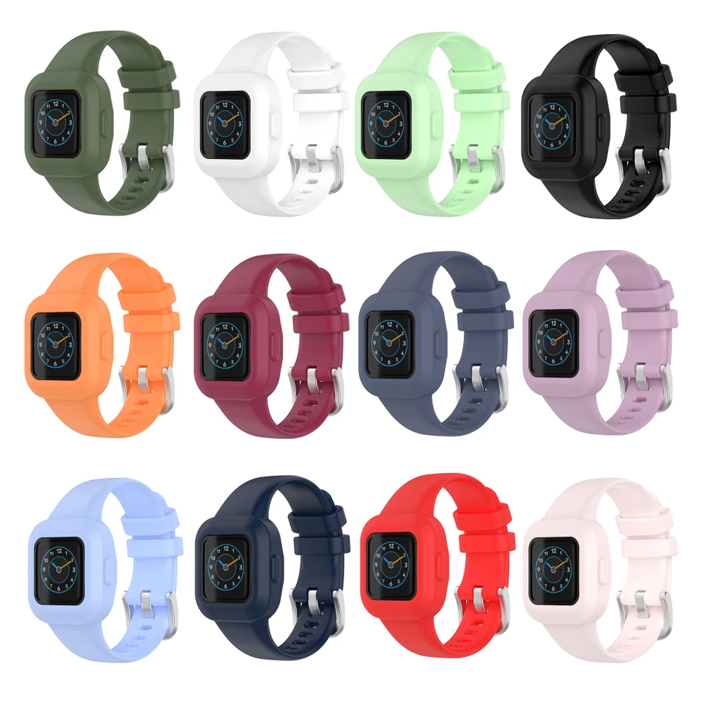 

Soft Silicone Bracelet For Garmin Fit JR3 Children Smart Watch band Strap For GarminFit JR 3 Replacement Belt Watch Accessories