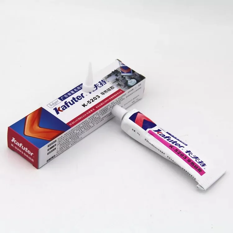 Kafuter 80g k-5203 светодиодный Теплопроводящий силиконовый процессор склеивание клей