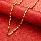 Ожерелье из бисера, ювелирные изделия для женщин, шарики из бисера, цепи золотого цвета, Африканский Эфиопский подарок невесте