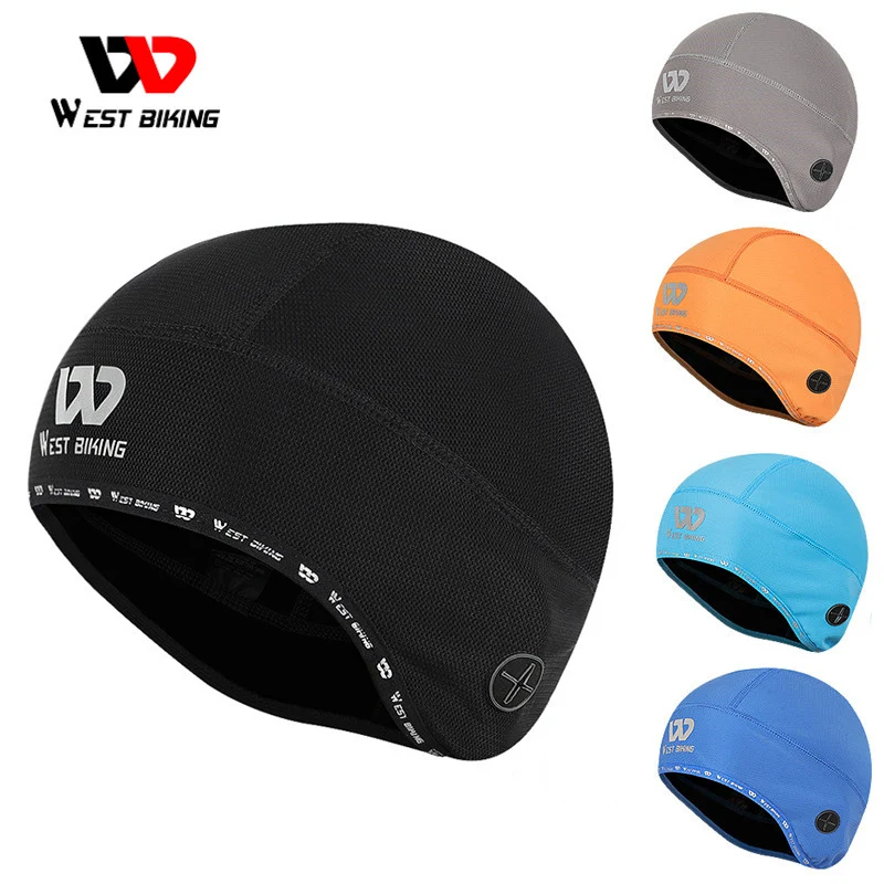 WEST BIKING Winter Skull Cap Helmet Liner Hat for Men Windproof Thermal Cycling Bike Bicycle Running Skiing Sports Headwear | Спорт и