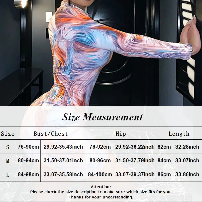 

Fashion Colorblock Printed Sexy Bodycon Mini Dress Women Long Sleeve Clubwear 2021 O-Neck Basic Slim Skinny Dress Vestidos