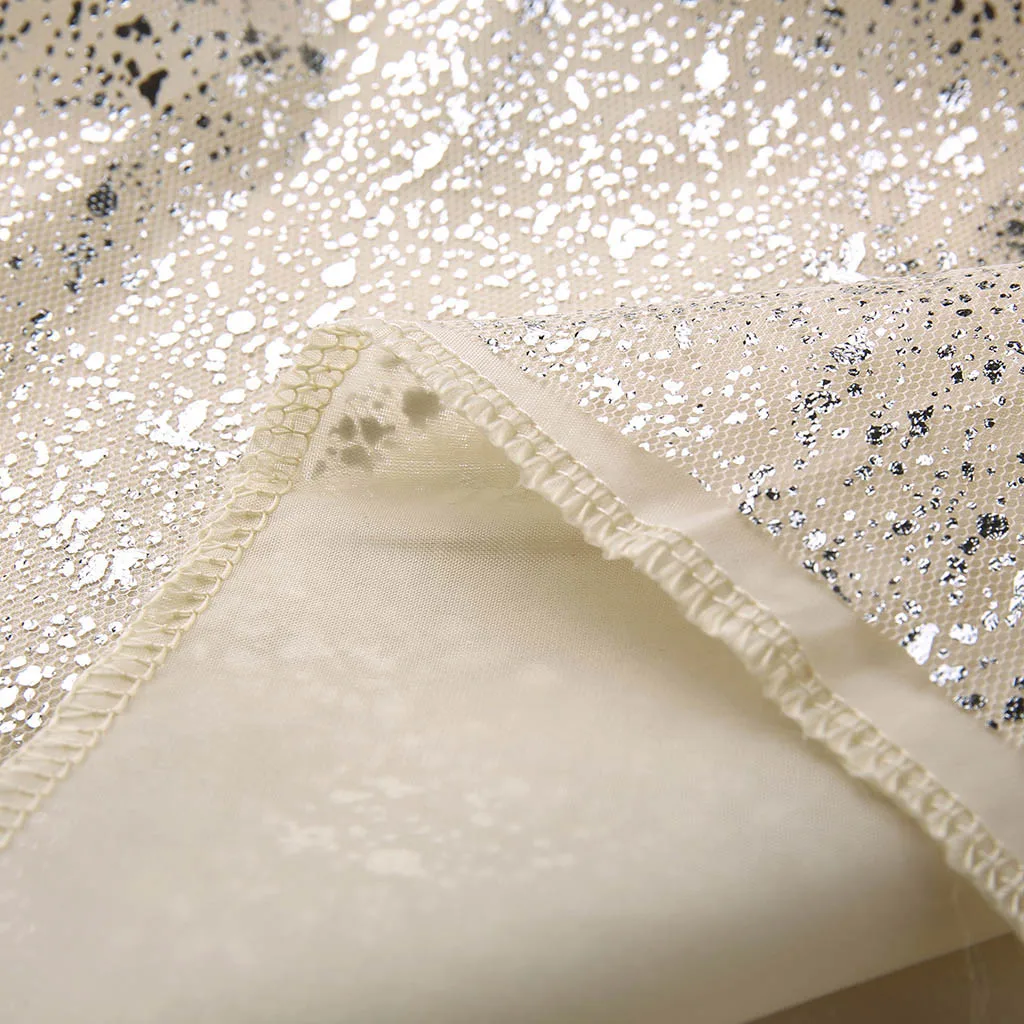 Женское кружевное платье на бретельках с круглым вырезом и длинным рукавом |