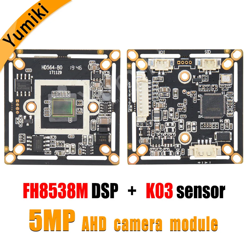 

Плата модуля камеры 5MP 2704*1950 CCTV 5MP CMOS HD AHD модуль камеры FH8538M DSP + K03 датчик