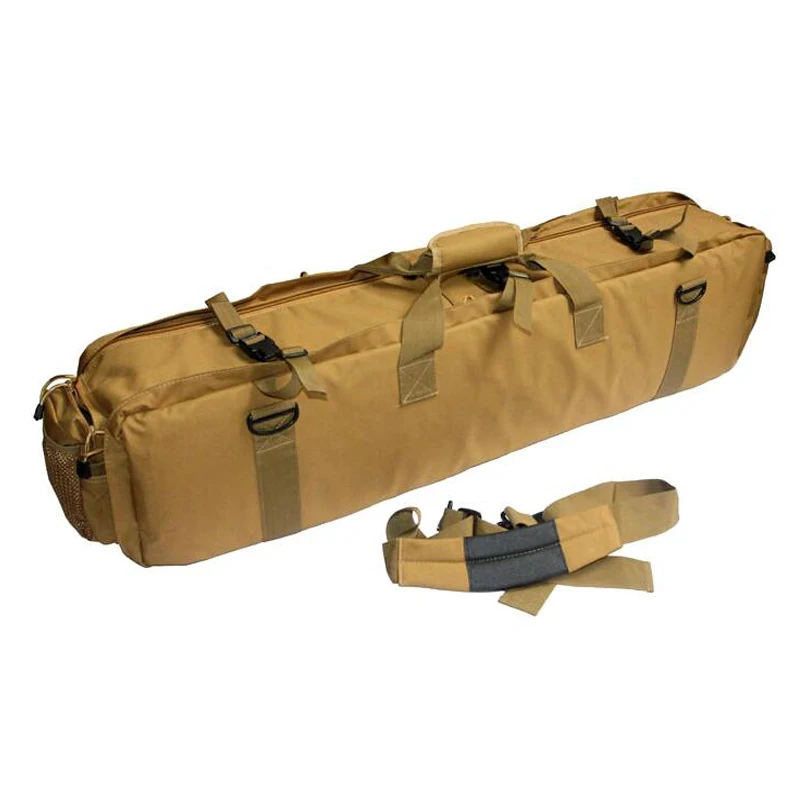 100cm Tactical Hunting Backpack Dual Rifle Bag tactical gear With Shoulder Strap Gun Protection Case 1000D Nylon | Спорт и
