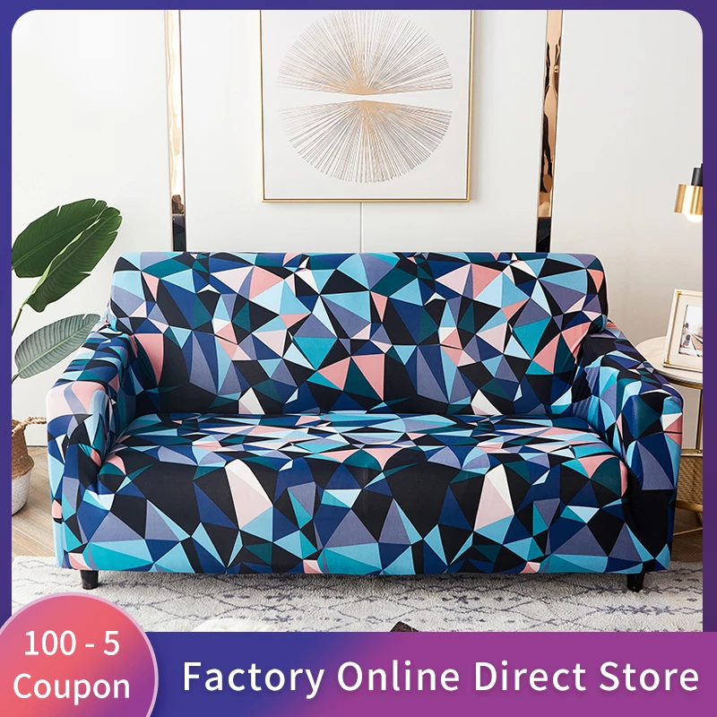

Stretch Sofa Slipcover Floral Sofa Covers For Living Room Elastic Slipcover Sectional Corner Sofa Covers 1/2/3/4-Seater