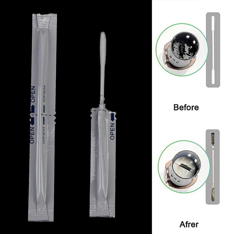 120 шт./коркор. влажные спиртовые ватные палочки с двойной головкой чистящая