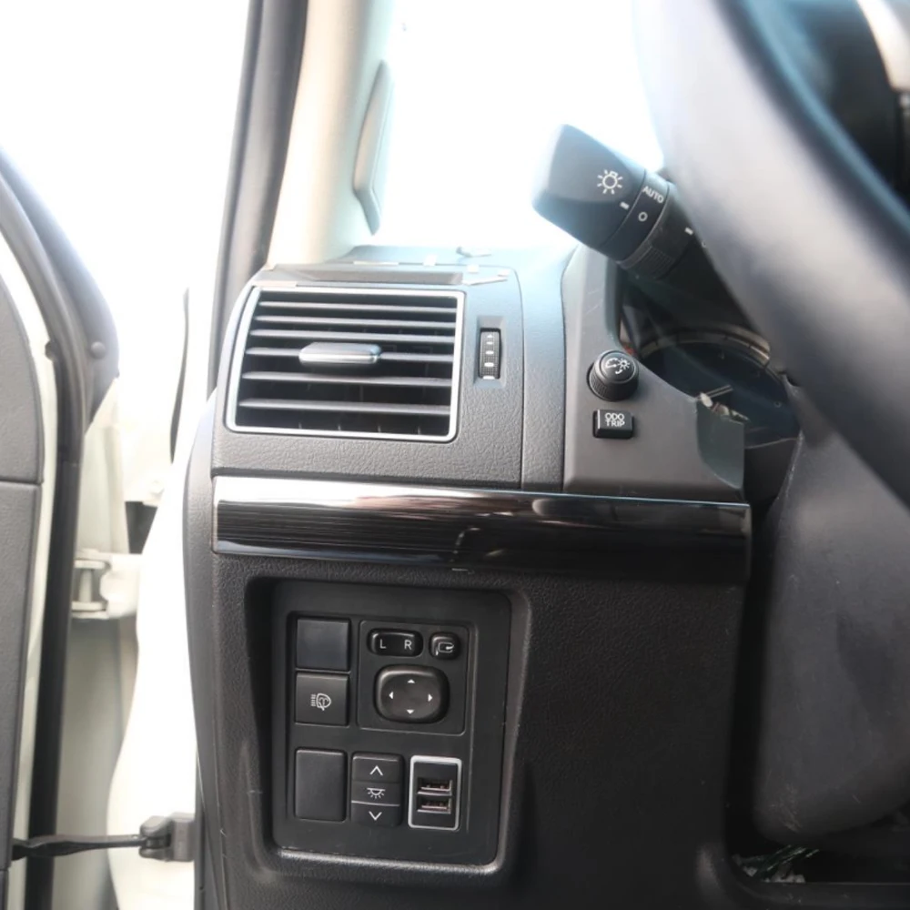 CarManGo для Toyota Land Cruiser Prado 150 2018 2019 панель приборной панели автомобиля хромированная