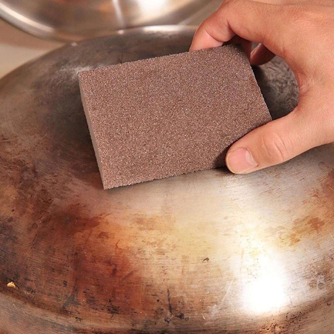 

Кухонные наждачные щетки для удаления ржавчины, инструменты для чистки, аксессуары, губка для чистки ванной комнаты, щеточка для чистки из к...