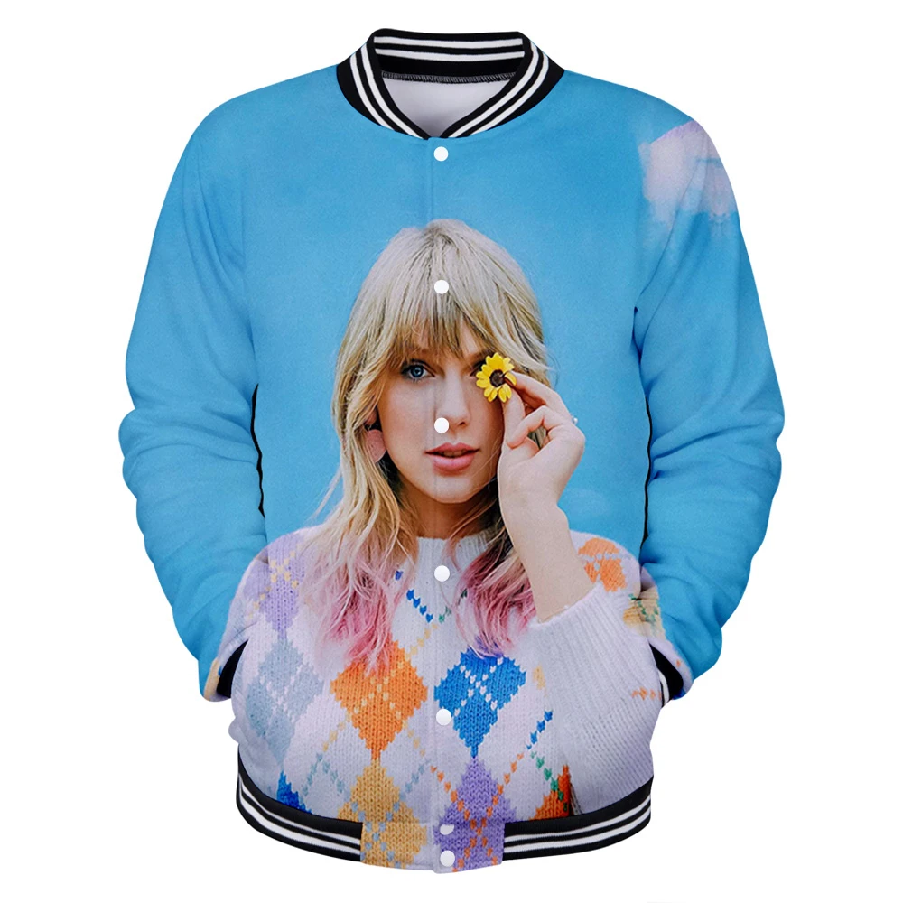 Женская/мужская бейсбольная куртка Супер популярная Taylor 3D принт спортивная