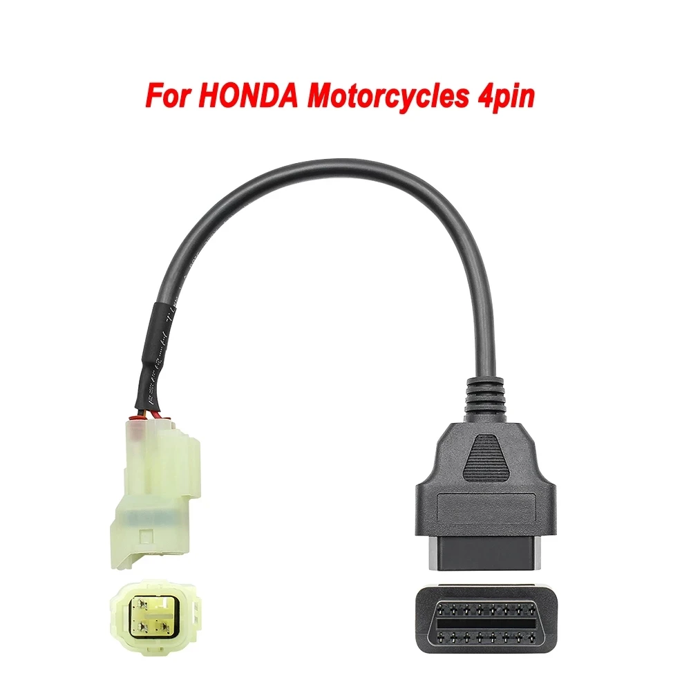 Диагностический кабель OBD2 для мотоциклов Для YAMAHA 3Pin 4Pin Honda 6Pin Kawasaki BENELLI Suzuki Ducati ICOM-D