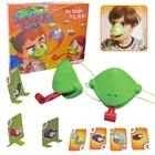 Лягушка рот Возьмите карту язык семейвечерние чная Игрушка быстро лизание карты игрушка Новинка шутки розыгрыши Игрушки для снятия стресса