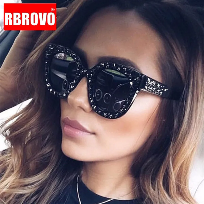 Солнечные очки RBROVO в винтажном стиле UV400 для мужчин и женщин роскошные